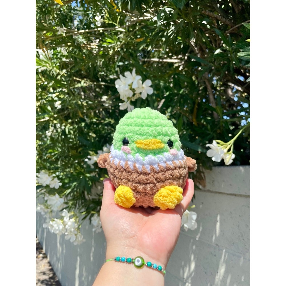 Crochet Handmade Mallard Duckie